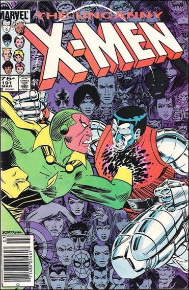 Uncanny X-Men (1981) issue 191-B Canadian Price Cover