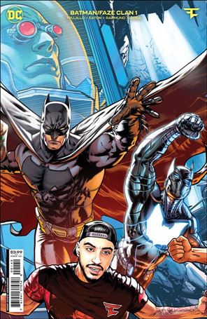 Batman/FaZe Clan issue 1-D Jason Badower Center Right Batman & Batwing Cover