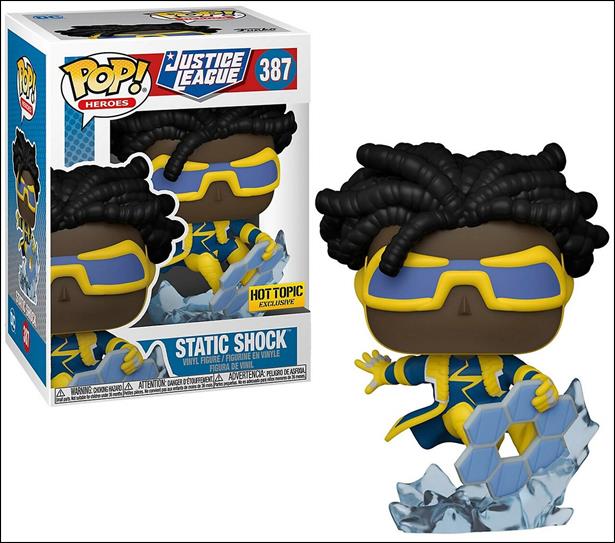 POP! Heroes figure 387 Static Shock