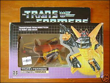 Transformers: More Than Meets the Eye (Generation 1) figure 60 Ransack (Insecticon)
