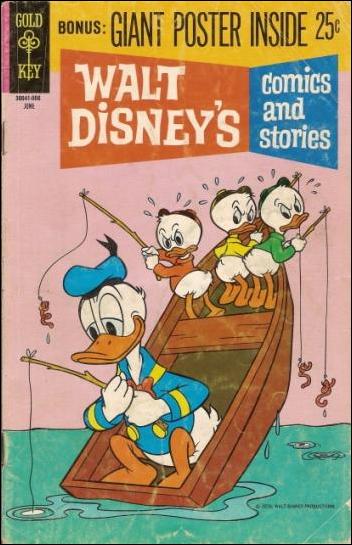 Walt Disney's Comics and Stories (1940) issue 357-B 25 Cent Cover
