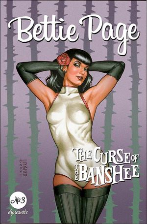 Bettie Page: The Curse of the Banshee issue 3-B Joseph Michael Linsner Cover