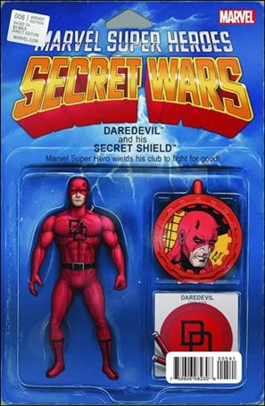 Secret Wars issue 6.00-E John Tyler Christopher Action Figure Cover