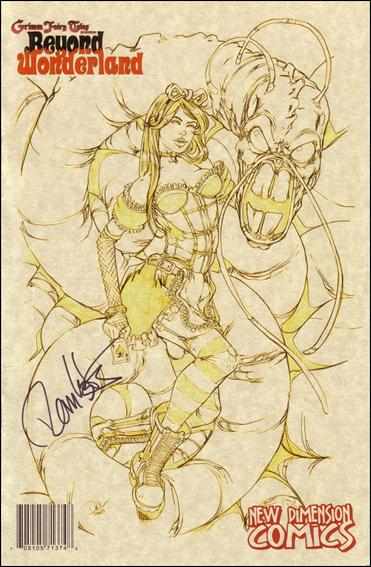 Beyond Wonderland issue 0-I New Dimension Comics Gold Parchment Cover 1/100