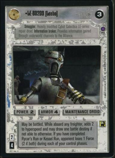 Star Wars: Reflections II: Expanding the Galaxy (Base Set) card 91 LE-B0209 (Leebo)