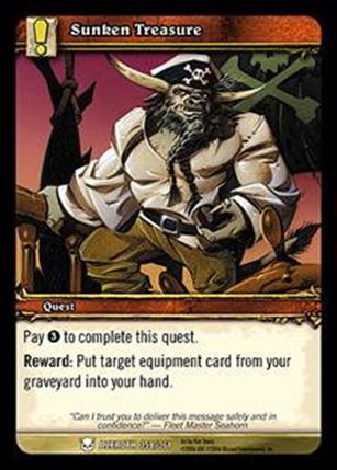 World of Warcraft: Heroes of Azeroth (Base Set) card 358 Sunken Treasure