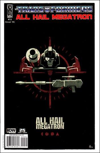 Transformers: All Hail Megatron issue 15-C Trevor Hutchinson Cover