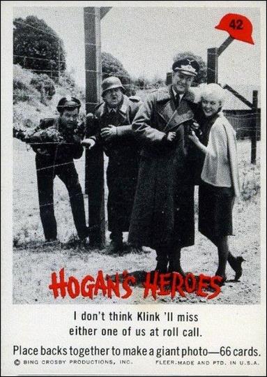 Hogan's Heroes (Base Set) card 42 I don't think Klink 'll miss either one of us at 