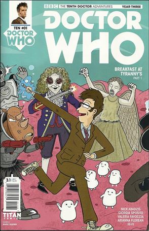 Doctor Who: The Tenth Doctor Year Three issue 1-C Marc Ellerby Cover