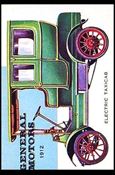 World on Wheels (Base Set) card 157 General Motors Electric Taxicab 1912