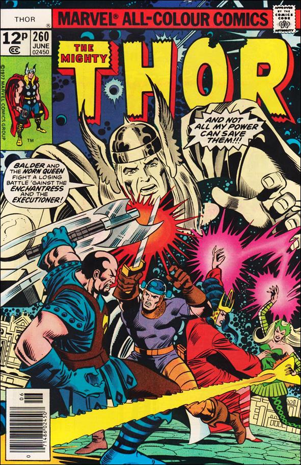 Thor (1966) issue 260-C UK Price Cover