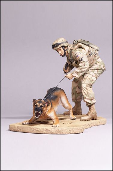 McFarlane Military (Series 3) figure 4 Air Force Security Forces K-9 Handler