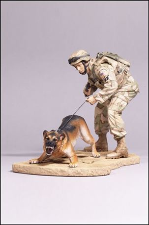 McFarlane Military (Series 3) figure 4 Air Force Security Forces K-9 Handler