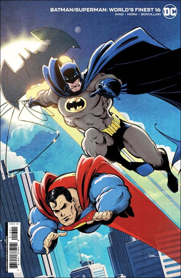 Batman/Superman: World's Finest issue 16-F Kaare Andrews 1:50 Cardstock Cover