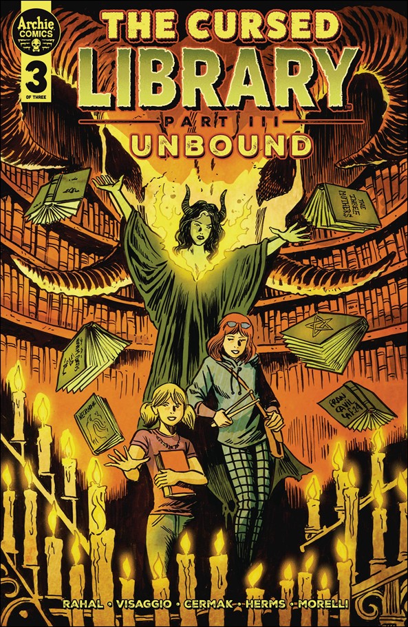 Cursed Library Part Three: Unbound issue 3-B Cover by Francesco Francavilla