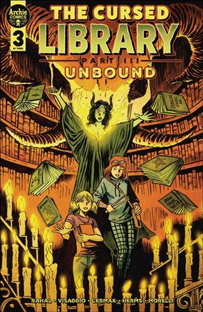 Cursed Library Part Three: Unbound issue 3-B Cover by Francesco Francavilla