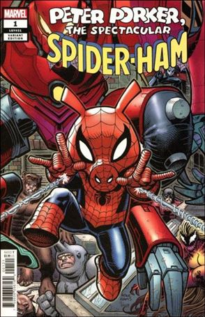 Spider-Ham issue 1-B Arthur Adams Connecting Cover