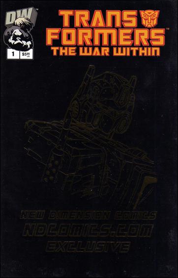 Transformers: The War Within issue 1-C New Dimension Comics Gold Foil Cover 1/450