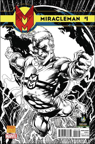 Miracleman (2014) issue 1-J Neal Adams B&W WW Portland Comic Con Cover
