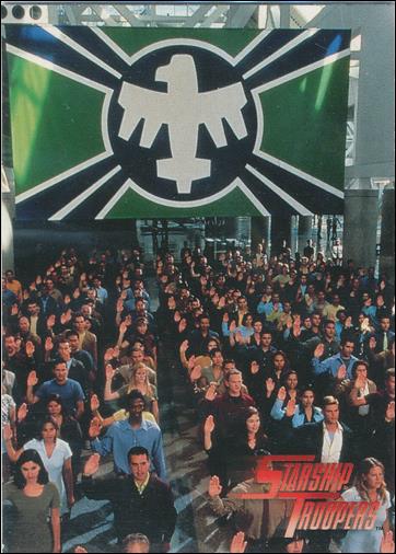 Starship Troopers: Series 1 (Base Set) card 7 Federal Service Oath
