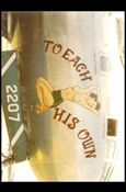 Vintage Aircraft Nose Art (Base Set) card 29 To Each His Own