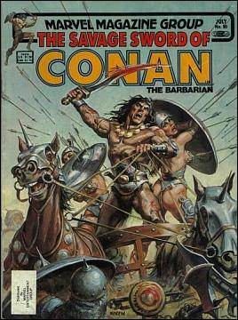 Savage Sword of Conan the Barbarian (Base Set) card 36 Cover Issue #90