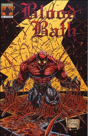 Blood Bath issue 1-B Yellow Background