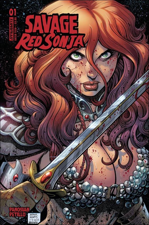 Savage Red Sonja issue 1-C Arthur Adams Cover