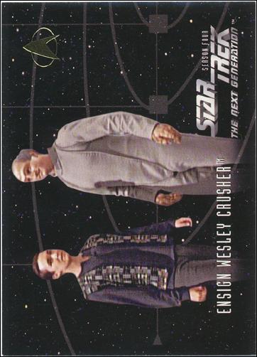 Star Trek: The Next Generation - The Episode Collection Season Four (Base Set) card 420 Ensign Wesley Crusher