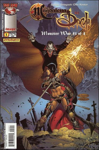 Magdalena vs Dracula Monster War 2005 issue 1-D Eric "e.Bas" Basaldua Cover