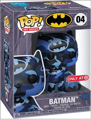 POP! Art Series figure 4 Batman (Blue & Black) Target Exclusive
