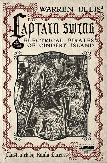 Captain Swing and the Electrical Pirates of Cindery Island issue 4-C Penny Dreadful Cover 1:3