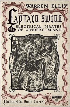 Captain Swing and the Electrical Pirates of Cindery Island issue 4-C Penny Dreadful Cover 1:3