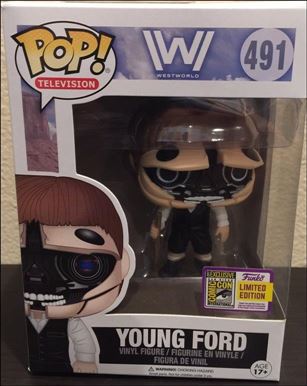 POP! Television figure 491 Young Ford (Robotic) SDCC 2017 Exclusive