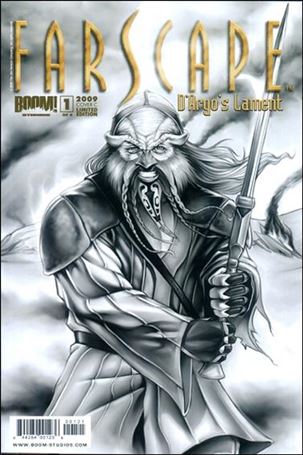Farscape: D'Argo's Lament issue 1-D Michael DiPascale Grayscale Cover