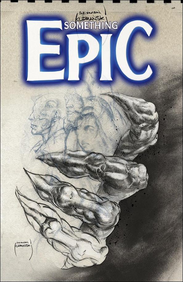 Something Epic issue 11-D Szymon Kudranski Black and White Cover