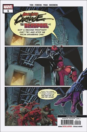 Absolute Carnage vs Deadpool issue 1-G Marcelo Ferreira Cover (2nd Printing)