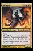 Magic the Gathering: Conflux (Base Set) card 117-B Malfegor (Foil)