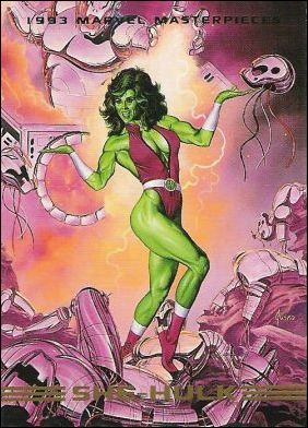 1993 Marvel Masterpieces (Base Set) card 30 She-Hulk
