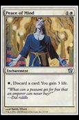 Magic the Gathering: 9th Edition (Base Set) card 33 Peace of Mind