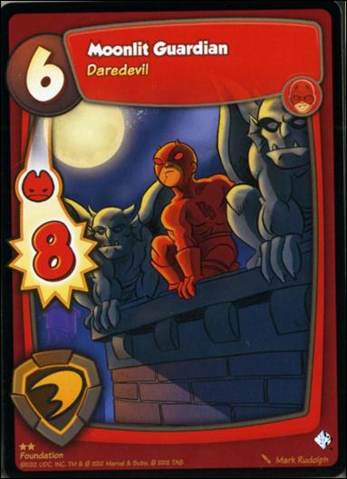 Super Hero Squad (Base Set) card 45 Moonlit Guardian - Daredevil