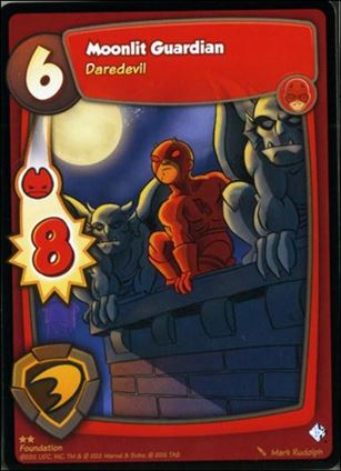 Super Hero Squad (Base Set) card 45 Moonlit Guardian - Daredevil
