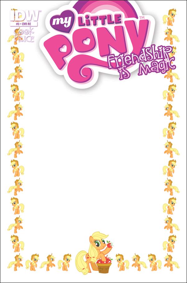 My Little Pony: Friendship is Magic issue 3-H Larry's and Jetpack Comics Blank Cover