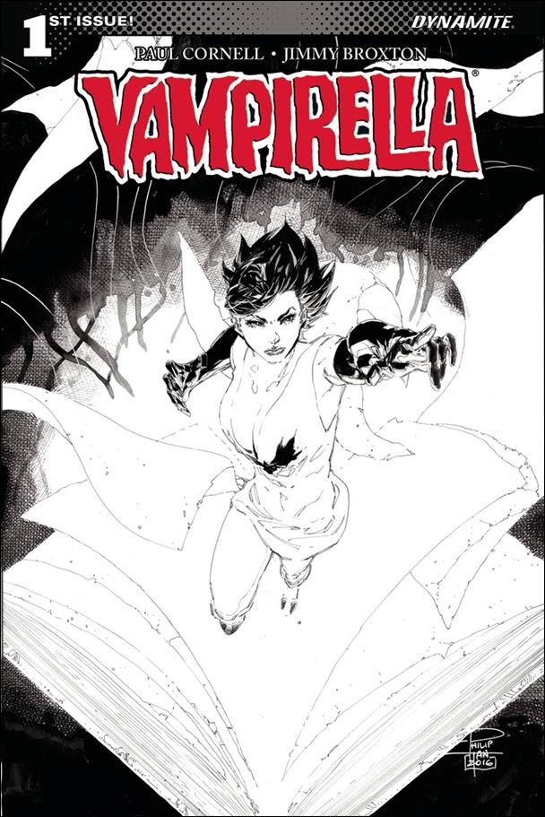 Vampirella (2017) issue 1-G Philip Tan 1:20 Black & White Cover