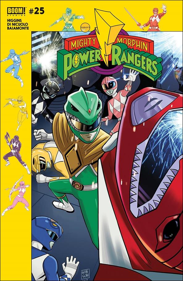 Mighty Morphin Power Rangers issue 25-J Jordan Gibson Subscription Cover