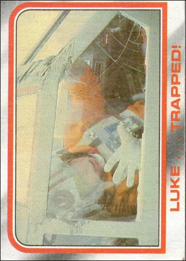 Star Wars: The Empire Strikes Back: Series 1 (Base Set) card 44 Luke...Trapped!