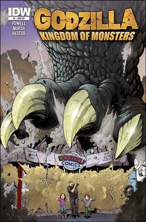 Godzilla: Kingdom of Monsters issue 1-OT Wonderworld Comics Cover 1/500
