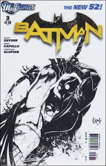Batman (2011) issue 3-C Greg Capullo 1:200 Sketch Cover