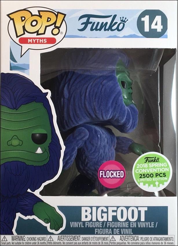 POP! Myths figure 14-D Bigfoot (Flocked) (Blue) 2018 Spring Con 1/2500