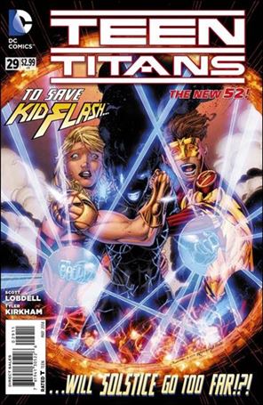 Teen Titans (2011) issue 29 Brett Booth Cover